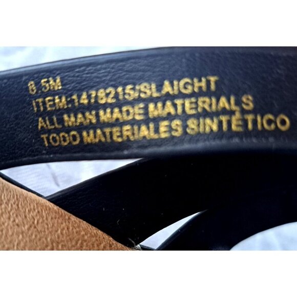 Izod Women's 8.5 Black Slaight Strappy Sandals Flats Slip-Ons - Picture 8 of 9